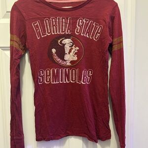 Pressbox FSU Maroon Long Sleeve Shirt